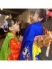 【七五三】着付け＆ヘアセット 22,000-※ご予約はお電話にてお願い致します　