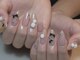 エメリーネイル(emelee nail)の写真/【完全個室空間】フォルムにこだわった自然な長さ出しで綺麗な指先へ＊長さ出しで可愛いアートも楽しめる♪