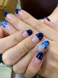 J nail◇マーブルネイル