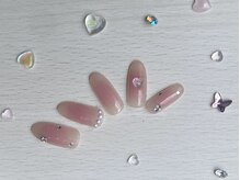 ネイルアンドアイラッシュスタジオ シュシュ(chouchou)/春夏秋冬チークネイルパーツで◎