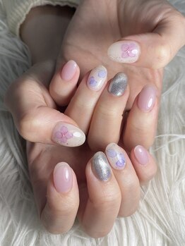 インプレス 鶴見店(Impress)/紫陽花ネイル