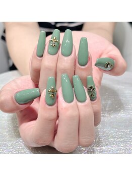 クイーンズビューティーサロン 新宿本店(Queen's beauty salon)/チップ長さ出し10本定額コース