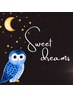 不眠、睡眠のお悩みに【Sweet dreams】130分(足裏30+オイル60+ヘッド40)