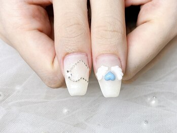 サロン アミリー(Salon Amiely)/ワンカラー+パーツ付け放題