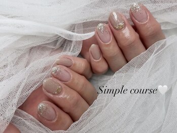 アキネイル バイ キャンアイドレッシー(Aki Nail by Can I Dressy)/定額シンプルコース