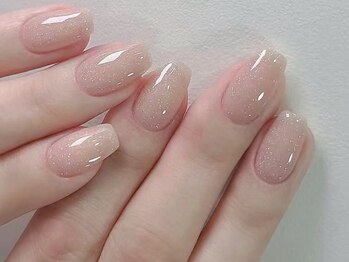Nude Nailstudio 銀座店【パラジェル/フィルイン/マグネット/長さだし/持ち込み】の写真/【自爪を守るクリアジェルネイル3990円】素爪に見えるのに手入れがされている指先に。メンズネイルにも◎