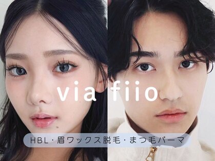 【まつげパーマ×眉毛アイブロウ×パリジェンヌ】via fiio 大阪豊中店の写真