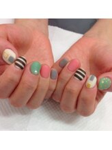 クリスタルネイル ボンベルタ橘店(CRYSTAL NAIL)/マットネイル