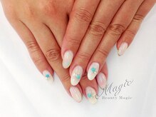 ネイルサロン ビューティーマジック 川口店/キレイ系ホワイトパール