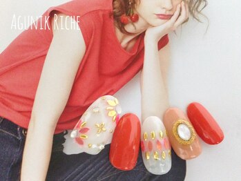 アグニークリッシェ(Agunik Riche)/【リーフネイル】
