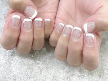 プライズアイリス アイラッシュ 池袋東口店(prize Iris eyelash)/ホワイトフレンチネイル