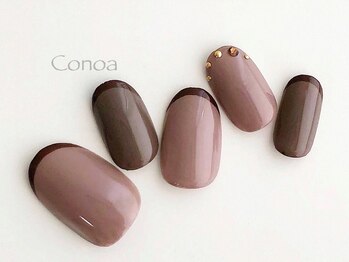 コノア(conoa)/ブラウンラインネイル