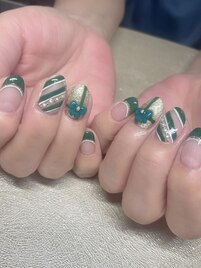 クリスマスネイル