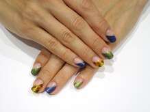 ネイル サロン ピュア ホワイト(Nail Salon Pure White)/【Pure White】斜めフレンチ