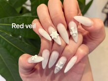 レッドベール 北浦和店(red veil)/チップ長さ出し＋ジェル