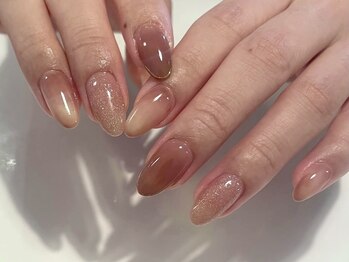 マリーネイルズ 大阪梅田店(MARIE NAILS)/新規8000 1009f ミラーフレンチ