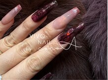 ココア(cocoA)/山葡萄ネイル