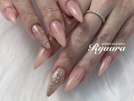 ワンカラーラメ色変え