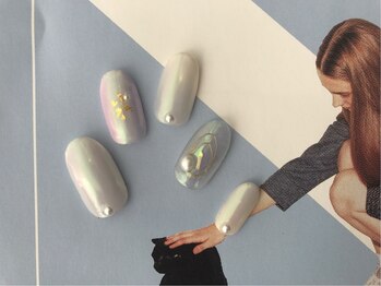 ネイルアンドアイラッシュサロン エスポアール(nail&eyelash salon espoir)/ミラーネイル 75分コース