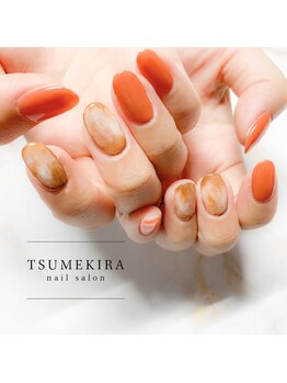 ツメキラ(TSUMEKIRA)/大理石ネイル