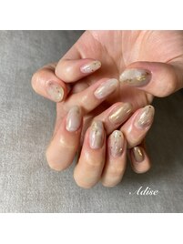 10本アートニュアンスネイル