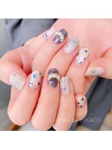 リグネイルスタジオ(Lig nail studio)/ホワイトクリスマスネイル