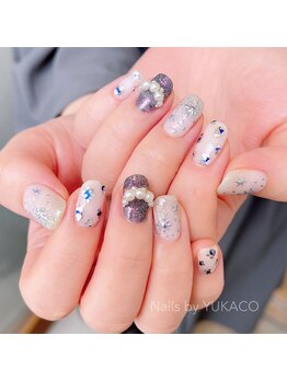 リグネイルスタジオ(Lig nail studio)/ホワイトクリスマスネイル