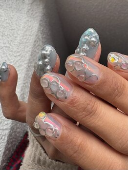 ウズ 和歌山店(UZU)/ぷっくりネイル