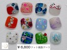 【¥6,800 フット親指アート】