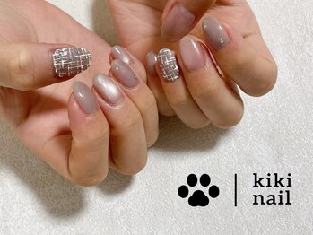 キキネイル 二子玉川(kikinail)/ツイードデザイン/秋ネイル