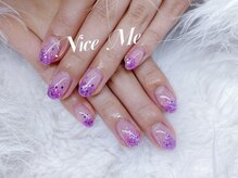 ナイスミー(Nice Me)/紫陽花カラーのラメグラ♪