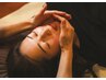 【40代に人気】フェイスラインのたるみ×頭からゆるむ小顔ヘッドスパ＋猫背