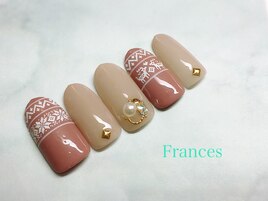 ノルディック柄ネイル