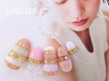アグニークリッシェ(Agunik Riche)/【ボーダーネイル】
