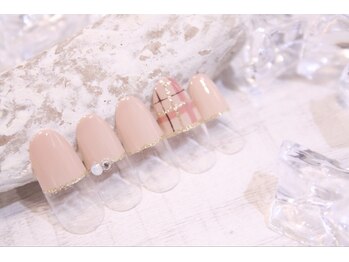 ラルネイル 大宮(Lull. nail)/＊チェック＊ストレート＊