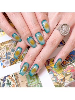 リグネイルスタジオ(Lig nail studio)/水彩画ネイル