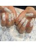 《ロングネイルにしたい方♪》スカルプ＋定額アートコース ￥14500