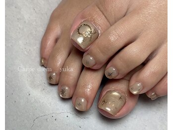 カルペ ディエム(Carpe diem)/しめ縄ネイル