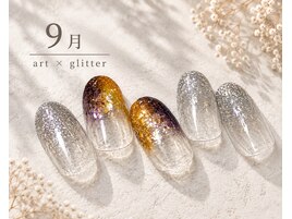 塗りかけネイル
