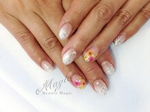 ネイルサロン ビューティーマジック 川口店/ フラワーネイル