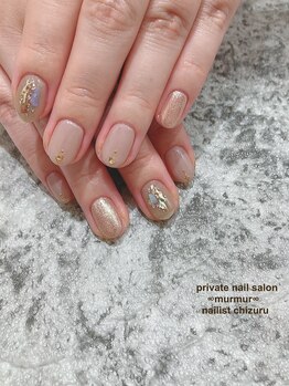 プライベート ネイルサロン マーマ(murmur)/ニュアンスシェルネイル