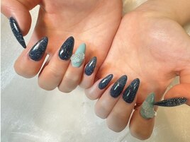 長さだしスカルプ★パーツネイル