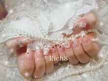 ネイルアンドまつげエクステ リッチエイト 原宿店(Rich8)/キティちゃん×マグネットネイル