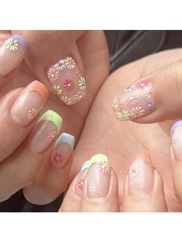 リム(rm.)の写真/【あなたの好きをぎゅっと詰め込み】持ち込みデザインOK！こだわりの繊細なアートもお任せください◎