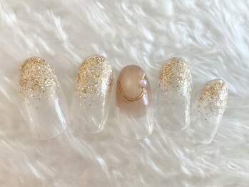 ディア 大森北口店/シンプルアート　マグ　ゴールド