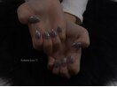 フラッシュブルーネイル