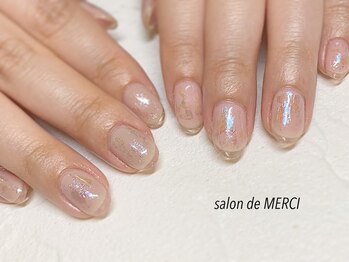 サロン ド メルシー(Salon de MERCI)/先端クリアnail☆
