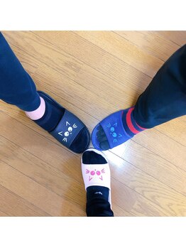 美容整体サロン オオカンシャ(okansha)/猫スリッパ☆