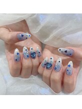 ラビィ 新宿店(Raviy)/逆グラデーションネイル