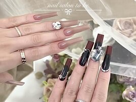 非対称ネイル